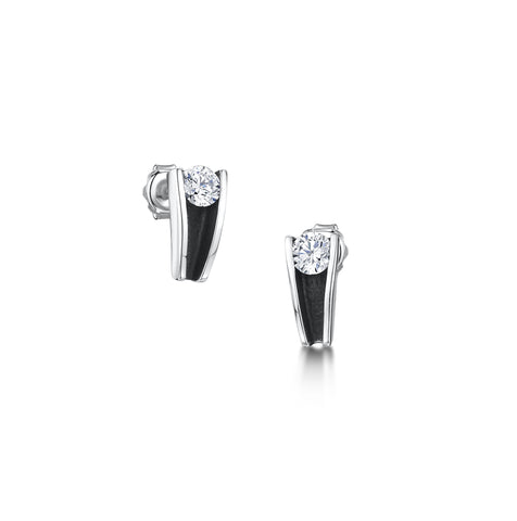 Silver 5mm Stone Stud Earrings (R1 earrings)
