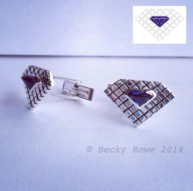 'Blue Diamond' Cufflinks