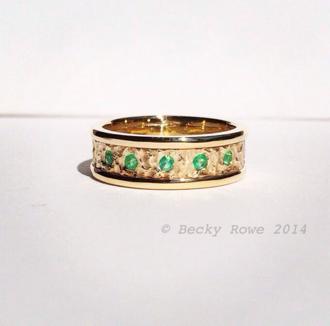 Gold & Emerald Ring