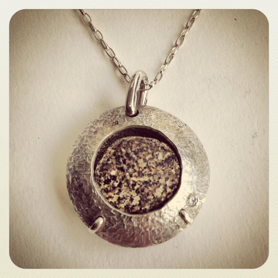 Guernsey Pebble Pendant