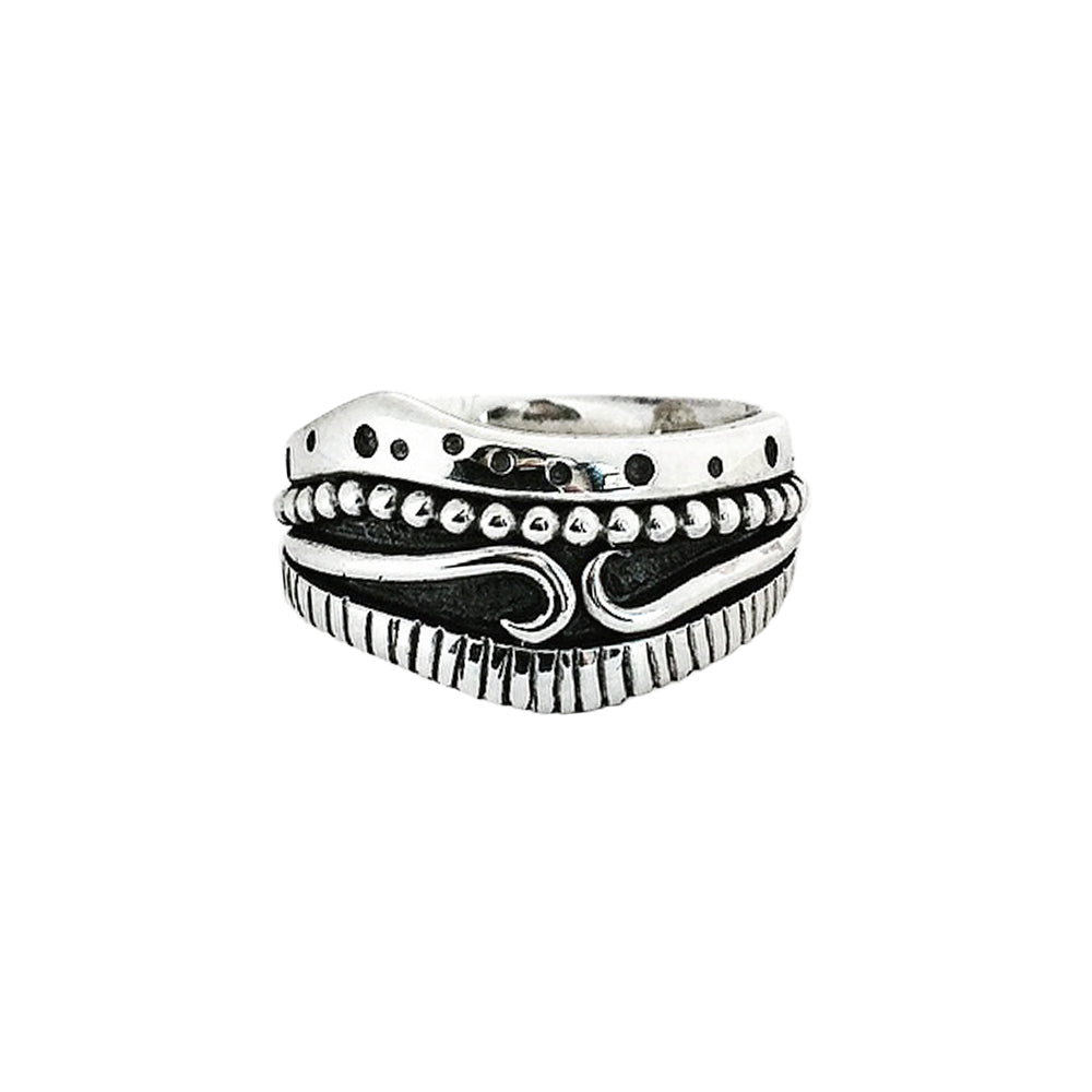 Sterling Silver Multi-Detail Ring