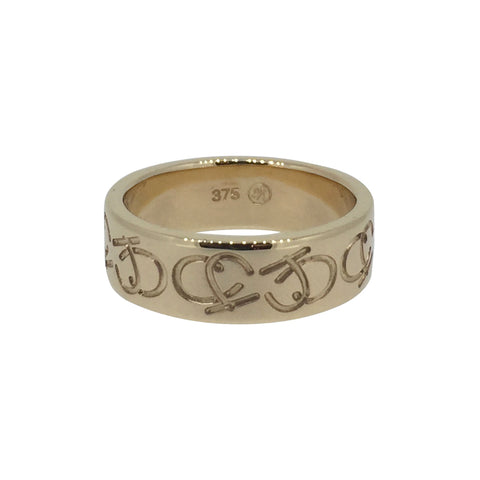 Initials Wedding Ring