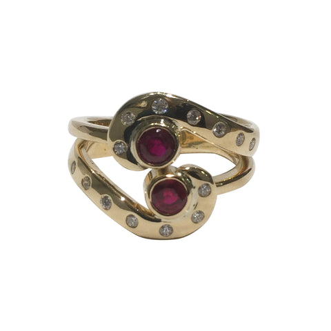 Double Ruby Ring