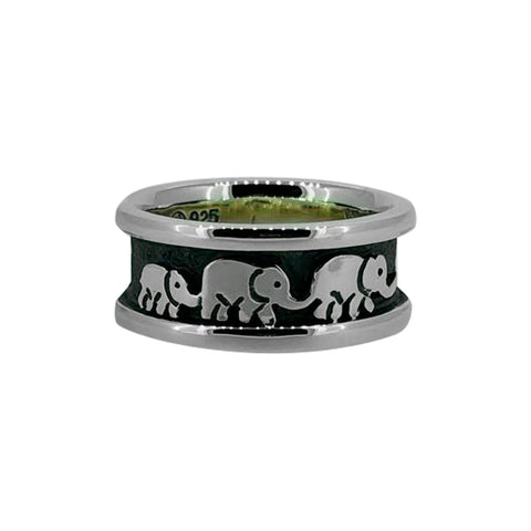 Elephant Family Ring