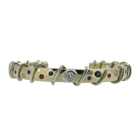 Multi Stone Bangle