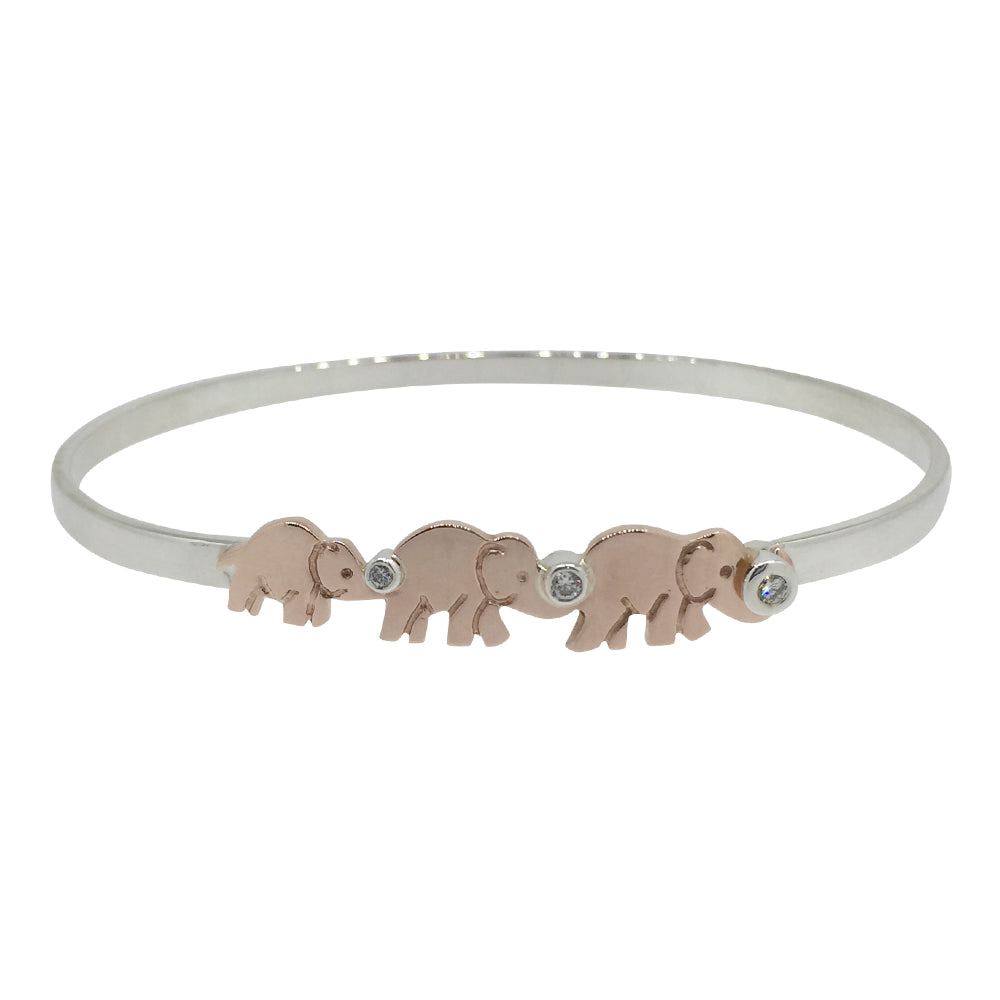 Elephant Family Bangle