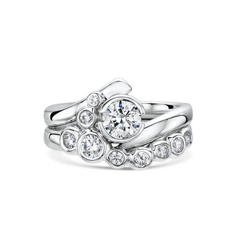 Fitted Engagement & Wedding Ring Set