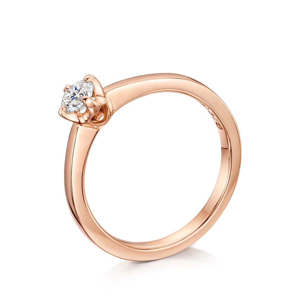 Heart Collet Ring