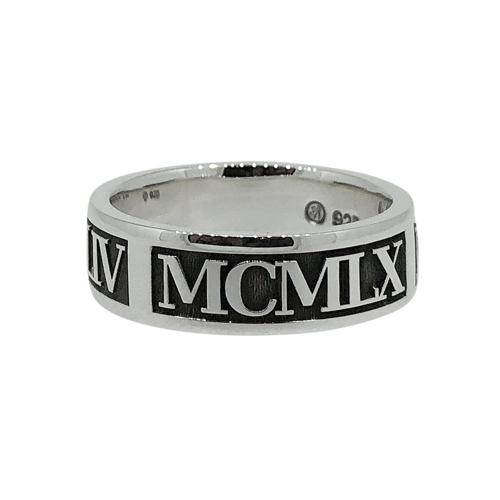 Roman Numerals Ring