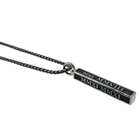 Roman Numerals Pendant