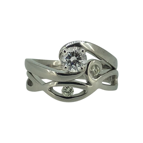 Engagement and Wedding Ring Set