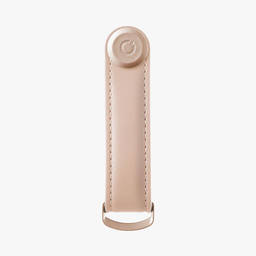 Key Oganiser Leather - Blush with Blush Stitching