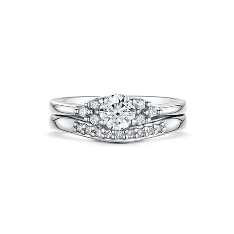 Diamond Engagement and Wedding Set